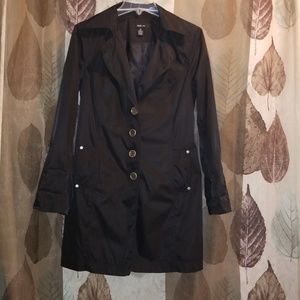 Black trench coat
